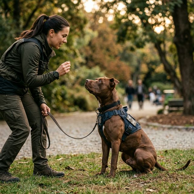 Dog training experience with professional K9 trainer